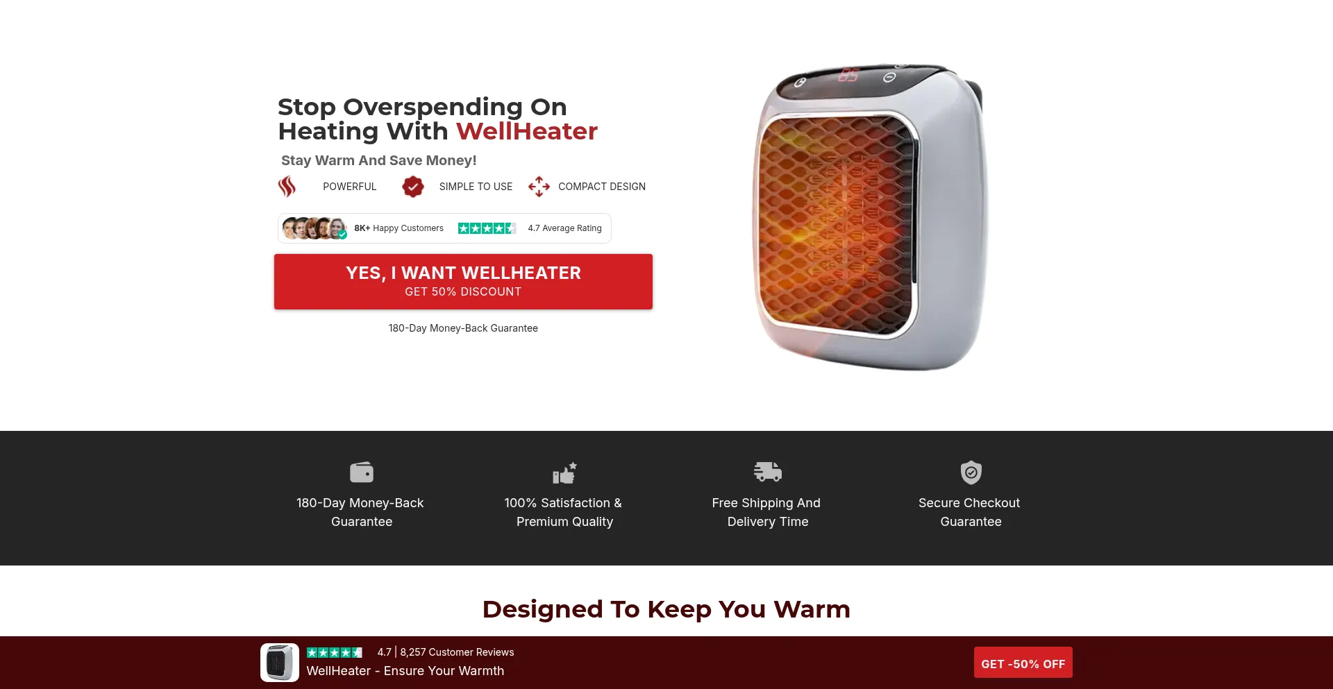 Website screenshot of Shop.amerohome.com