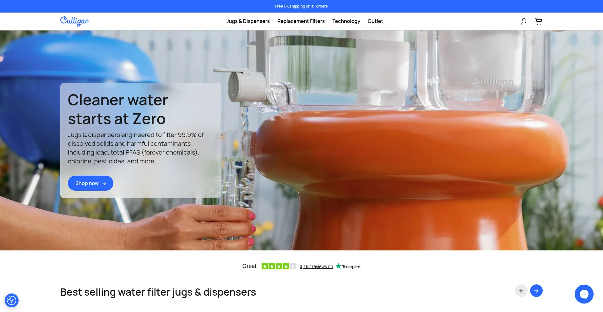 ¿És Seguro y Confiable Shop.culligan.co.uk?