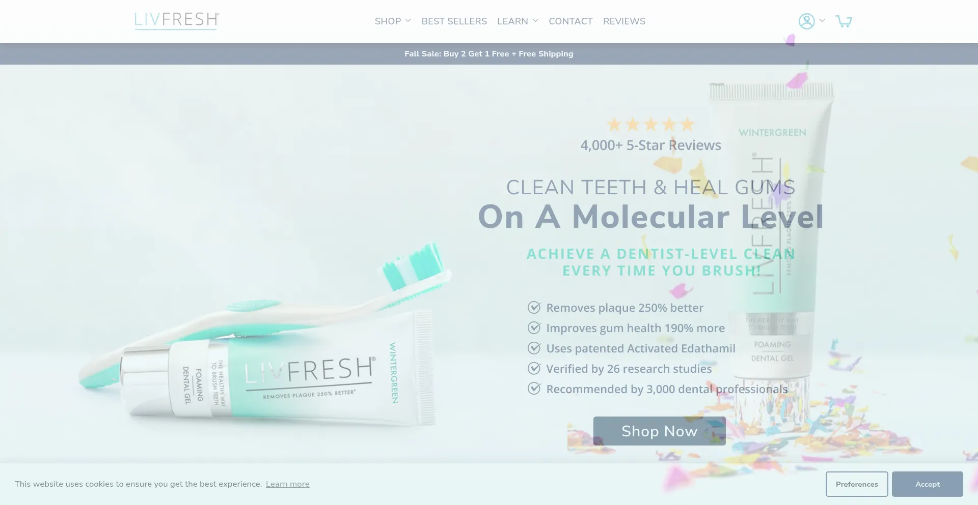 ¿És Seguro y Confiable Shop.getlivfresh.com?