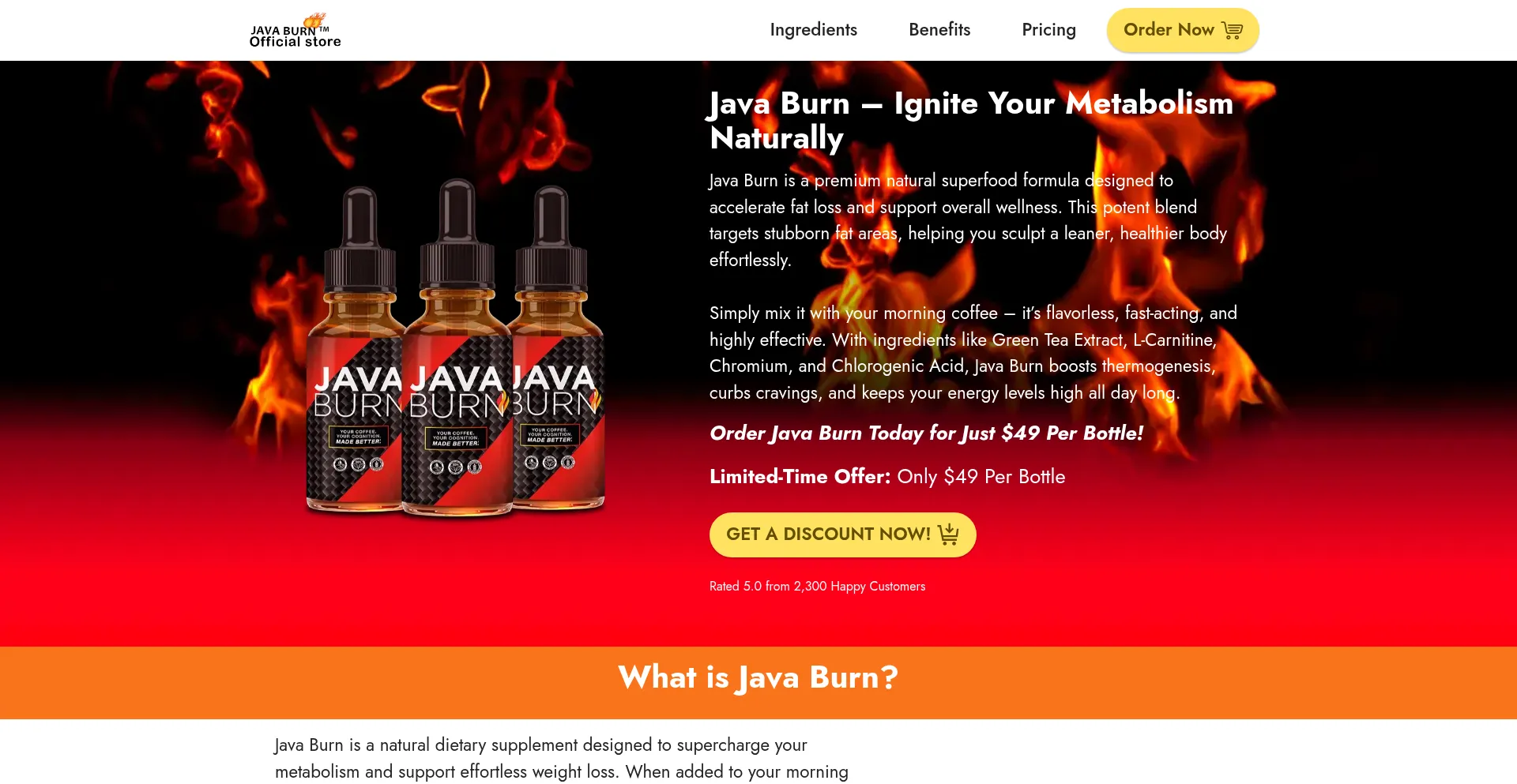 Shop-javaburn.us Screenshot