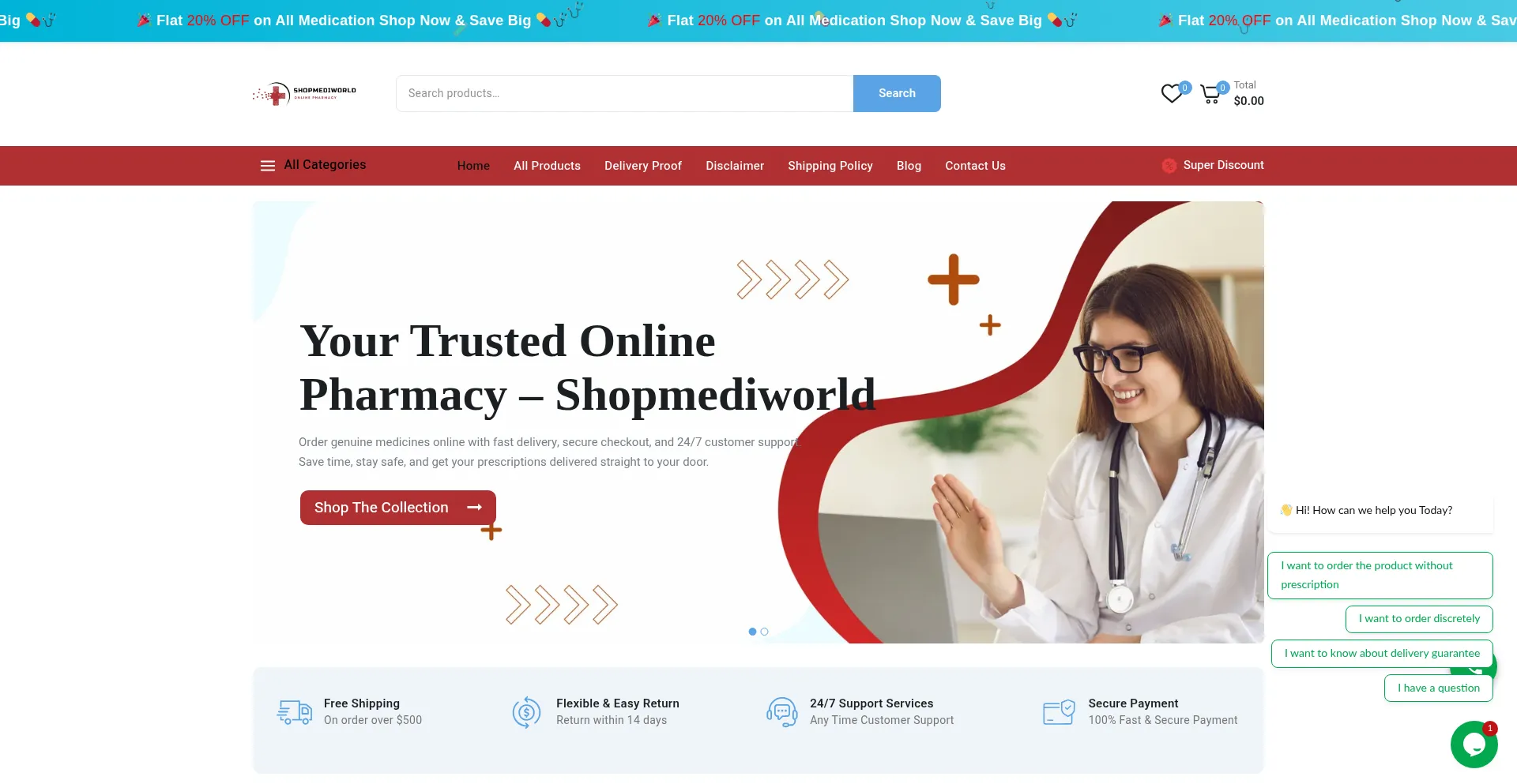 ¿És Seguro y Confiable Shopmediworld.com?
