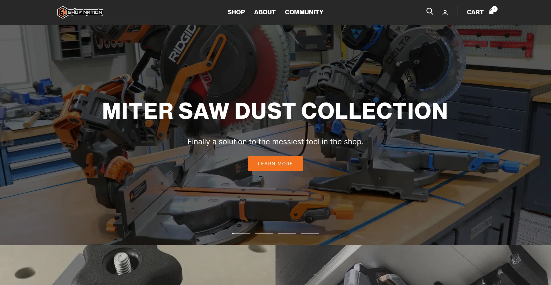 Website screenshot of Shopnationstore.com