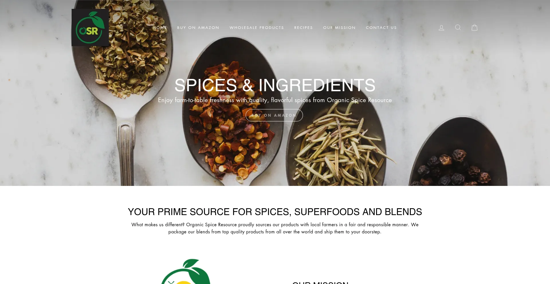 Website screenshot of Shoposr.com