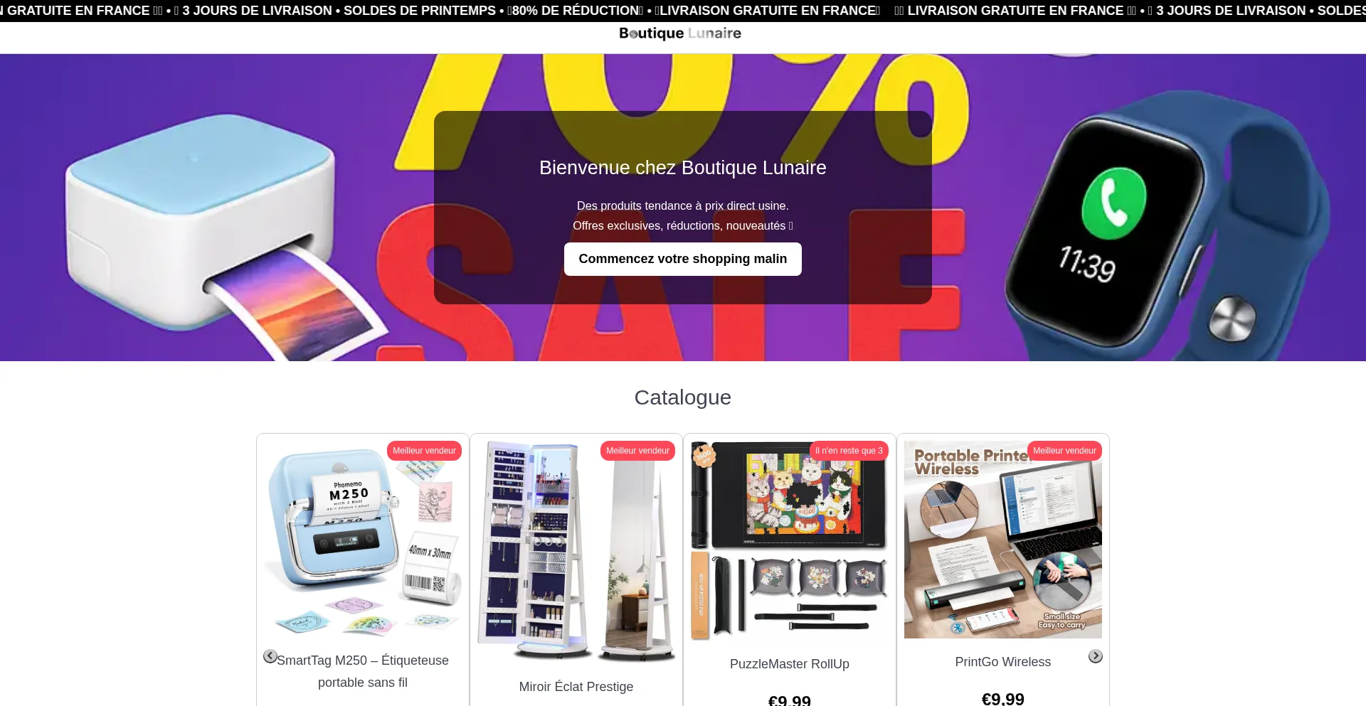 Website screenshot of Shoppix-online.com
