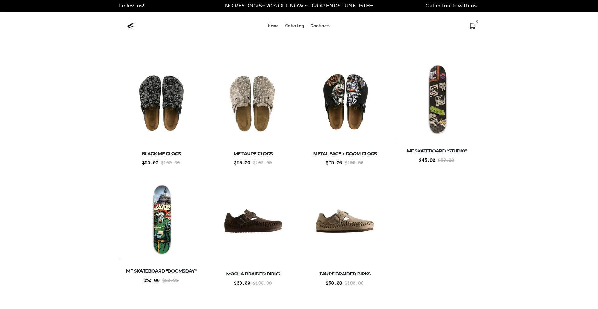 Website screenshot of Shoprueger.com