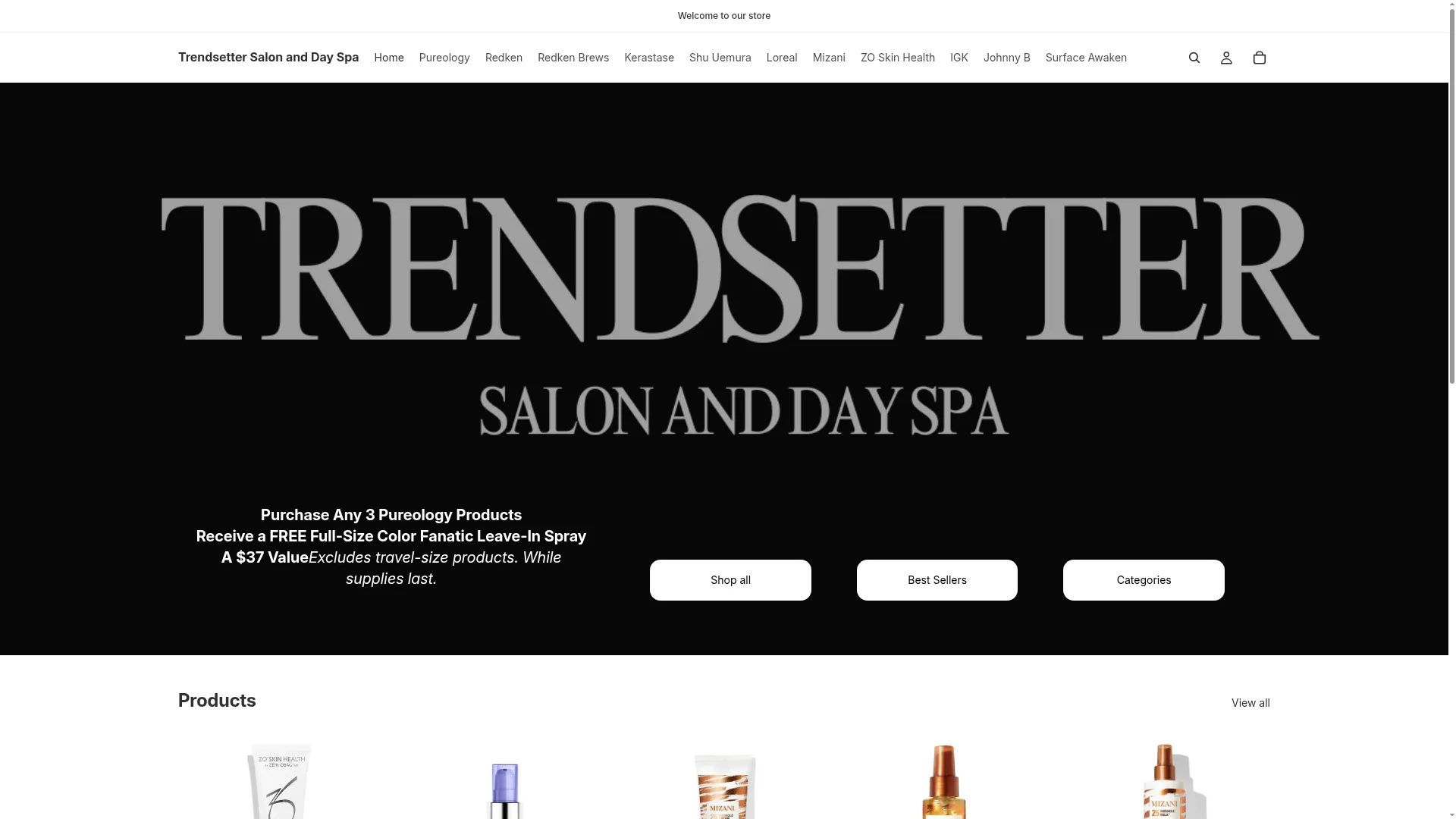 Shoptrendsettersalon.com