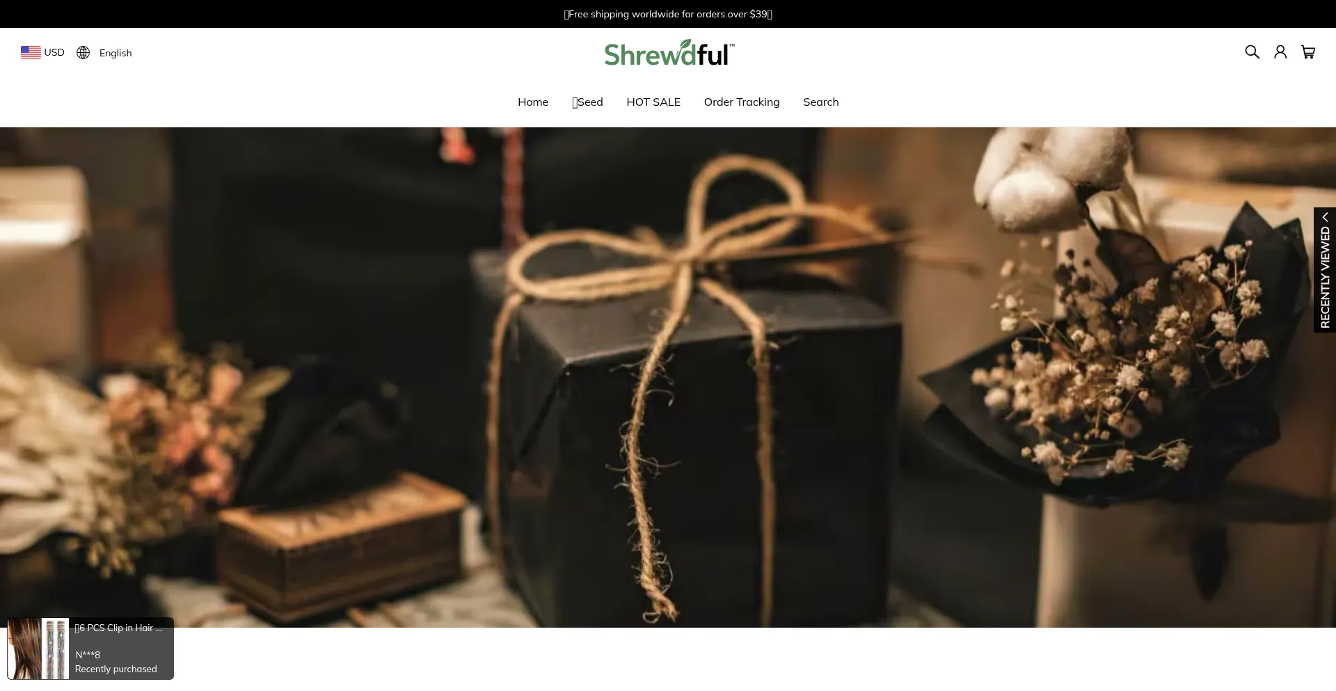 Website screenshot of Shrewdful.com