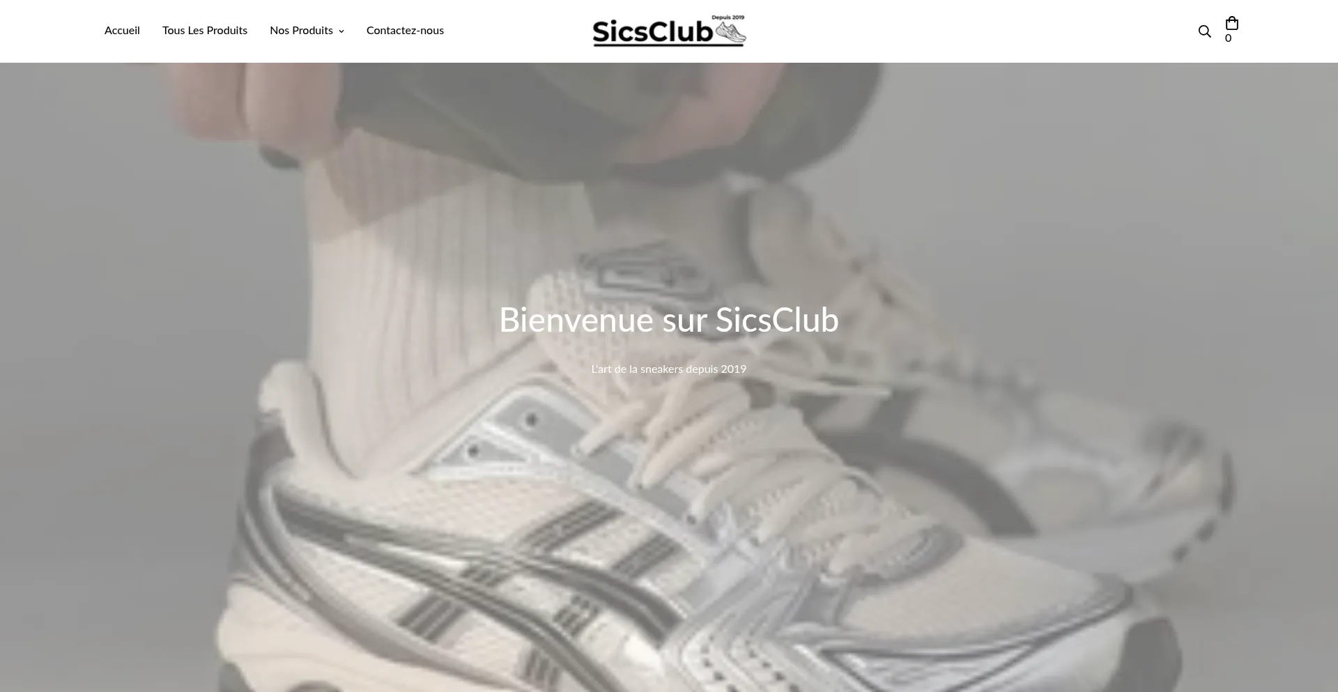 Website screenshot of Sicscfr.shop