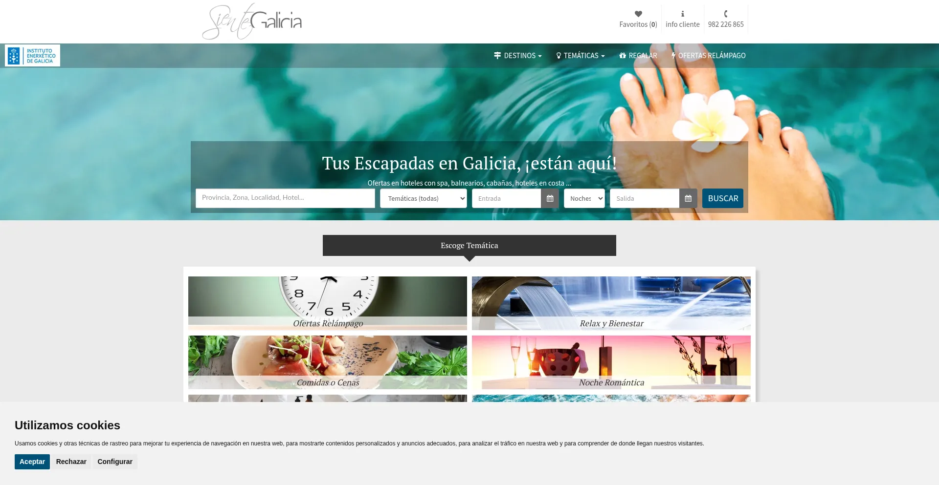 Sientegalicia.com Screenshot
