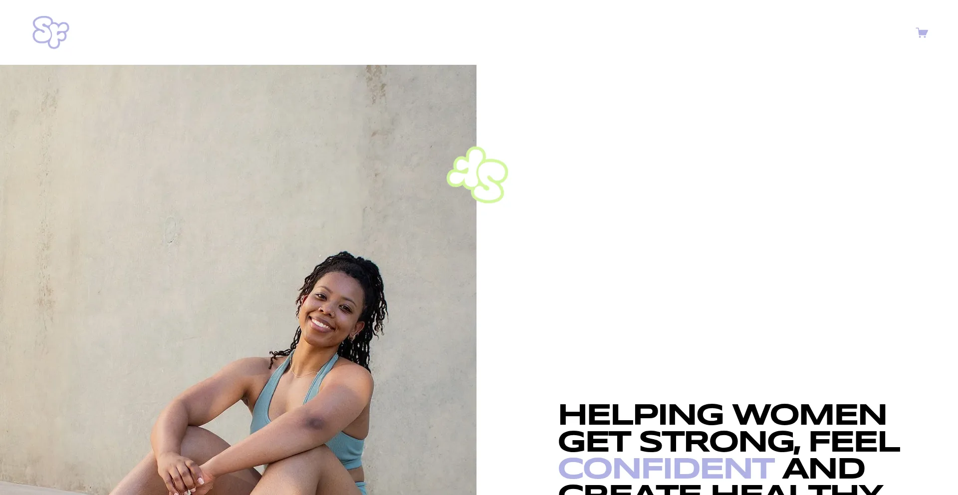 Website screenshot of Simplyfitbyjas.com
