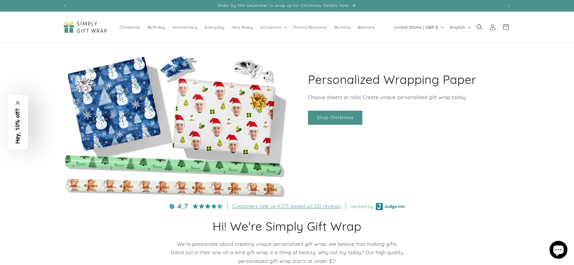 Simplygiftwrap.com