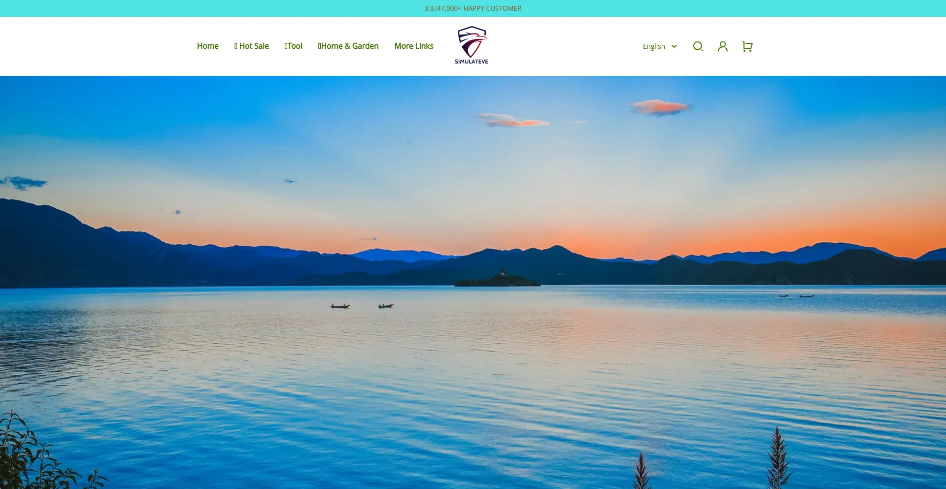 Website screenshot of Simulateve.com
