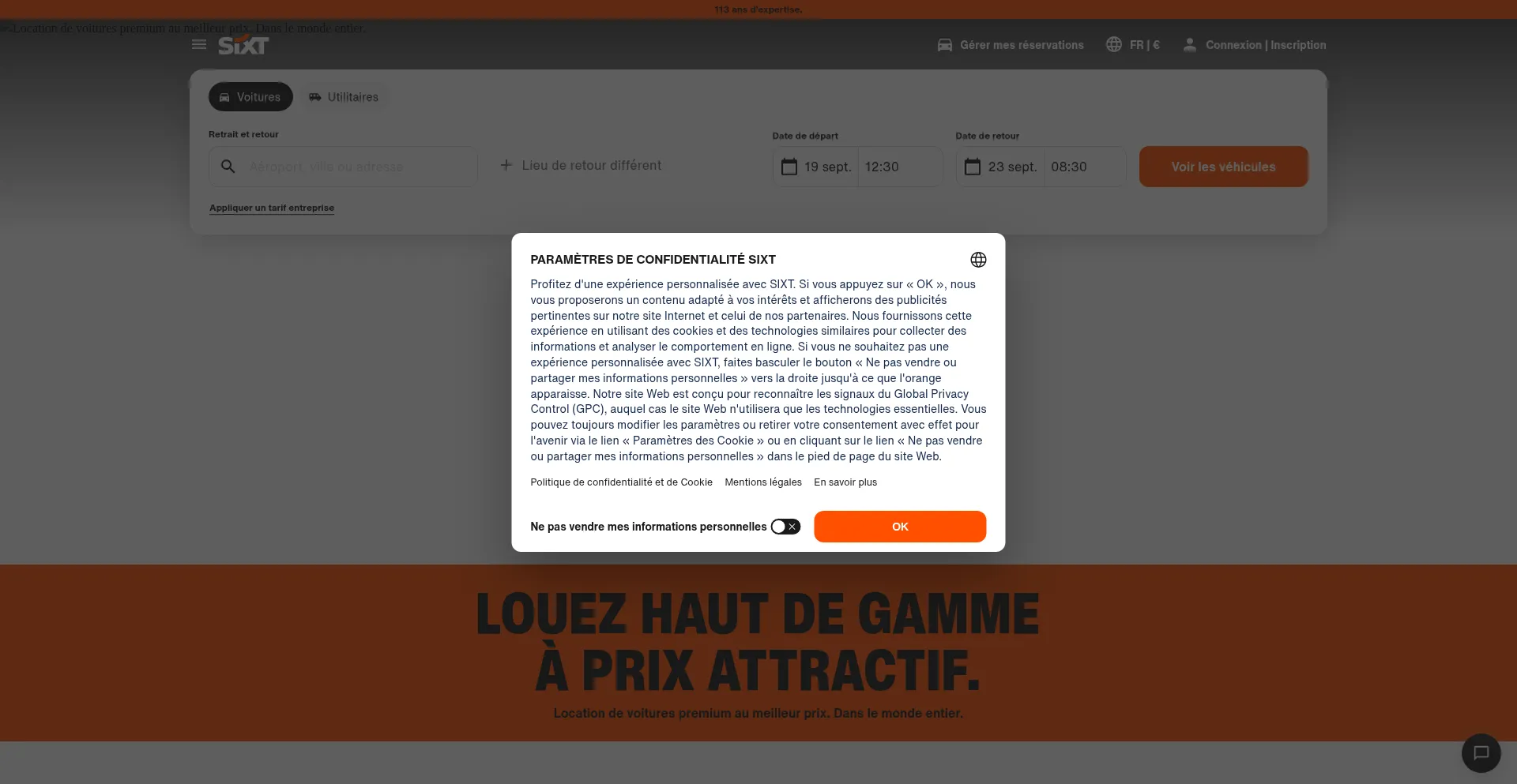 ¿És Seguro y Confiable Sixt.fr?