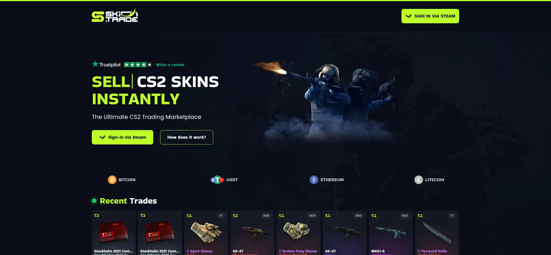 Skin.trade Screenshot