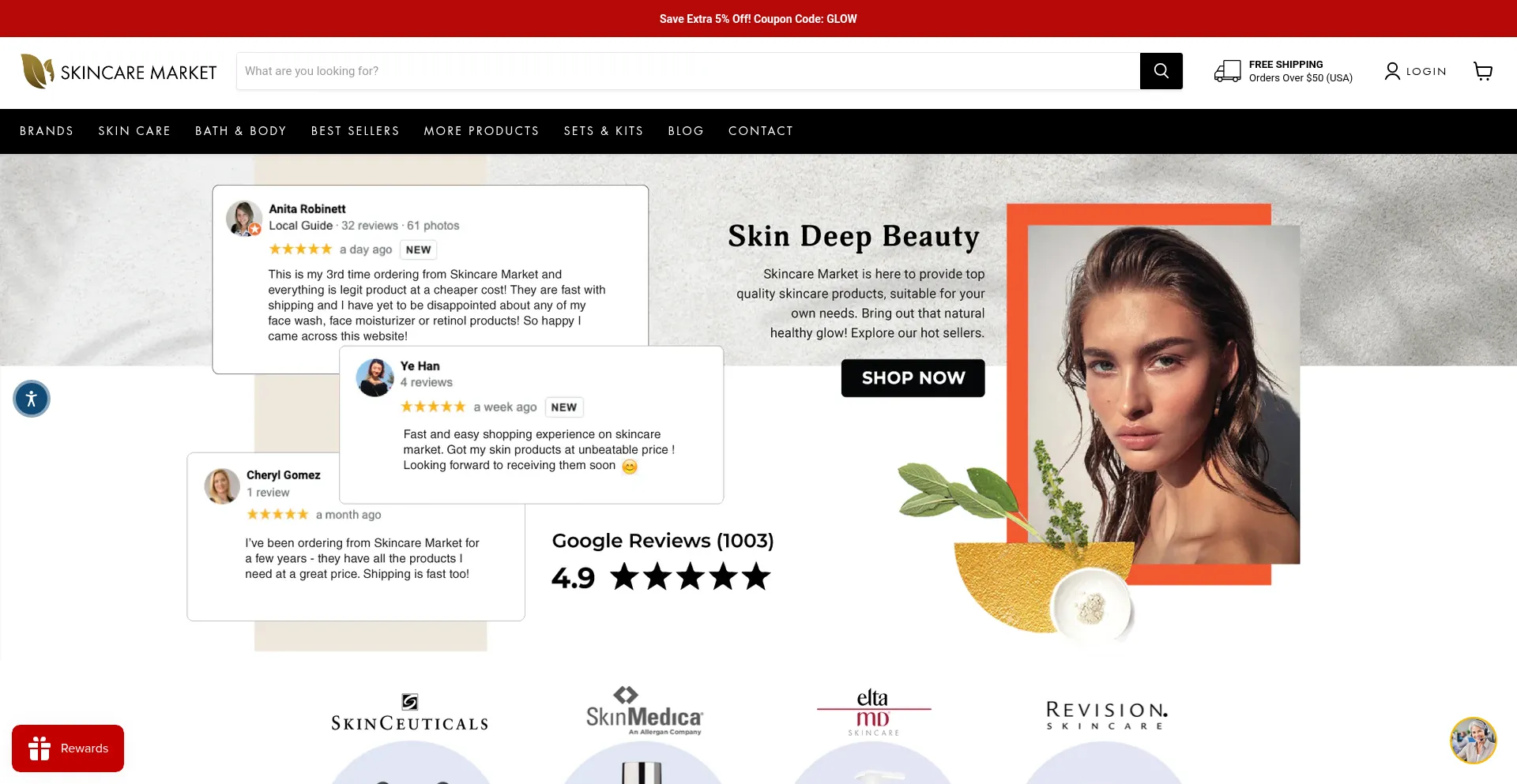 ¿És Seguro y Confiable Skincaremarket.net?