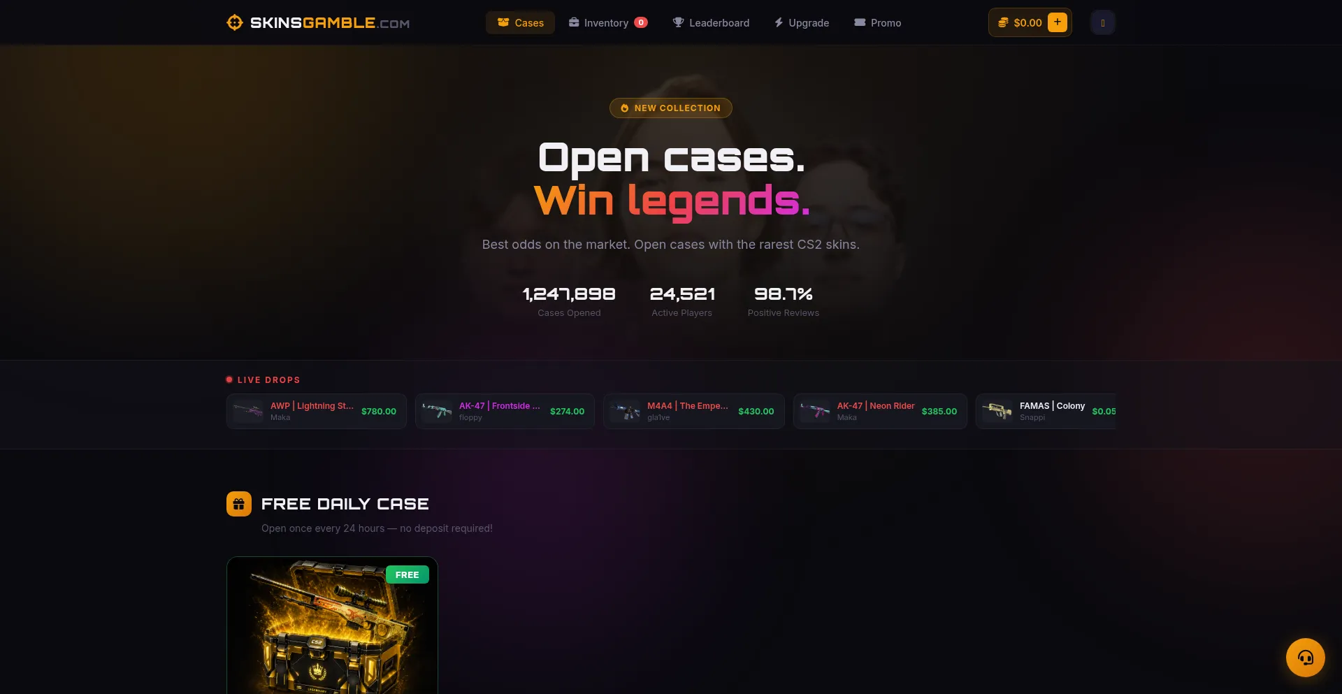 Skinsgamble.com
