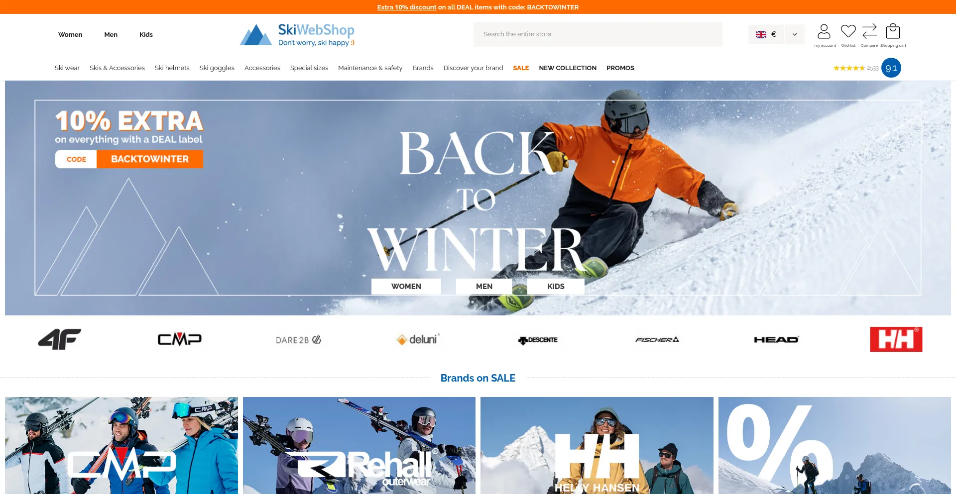 ¿És Seguro y Confiable Skiwebshop.com?