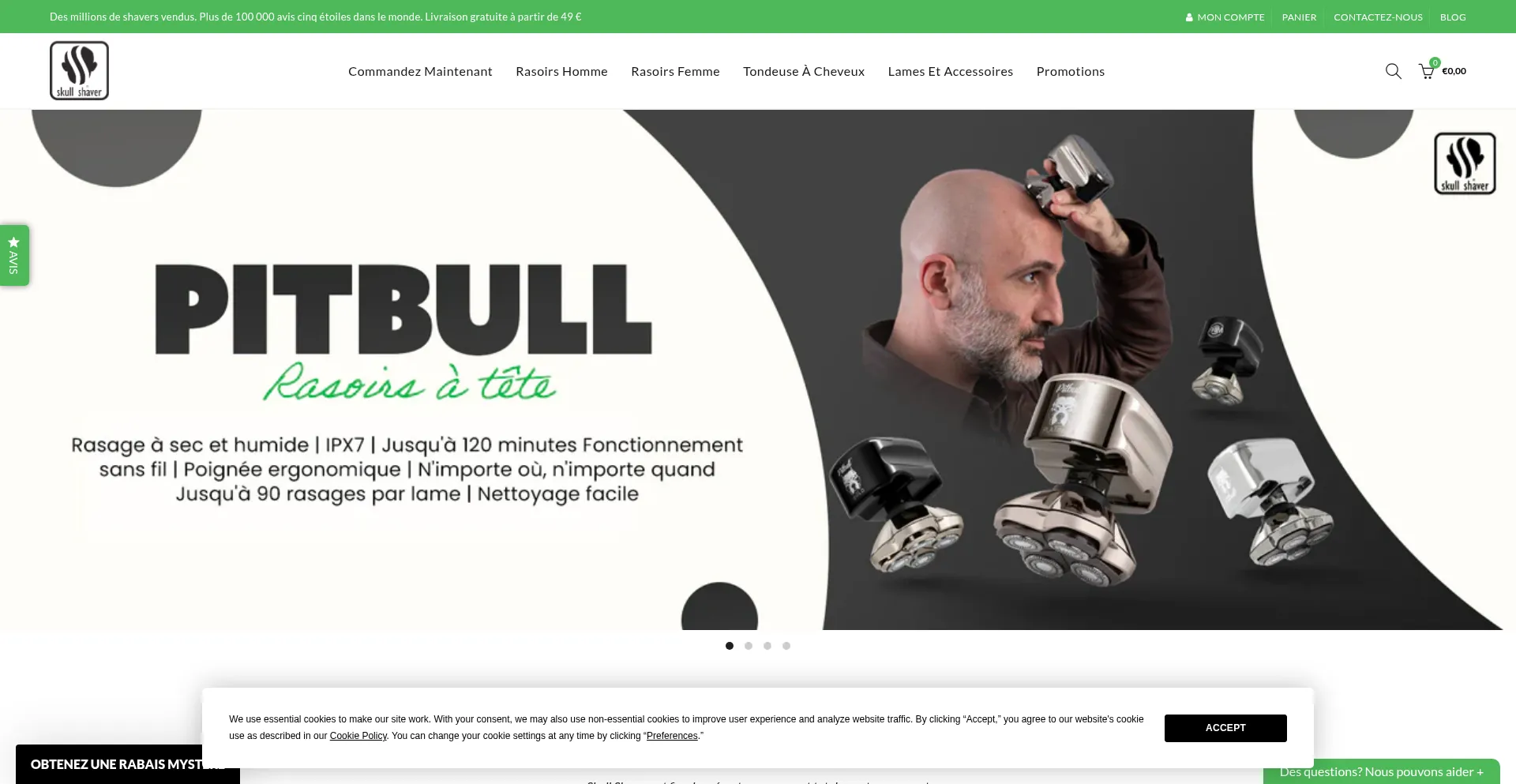 ¿És Seguro y Confiable Skullshaver.fr?