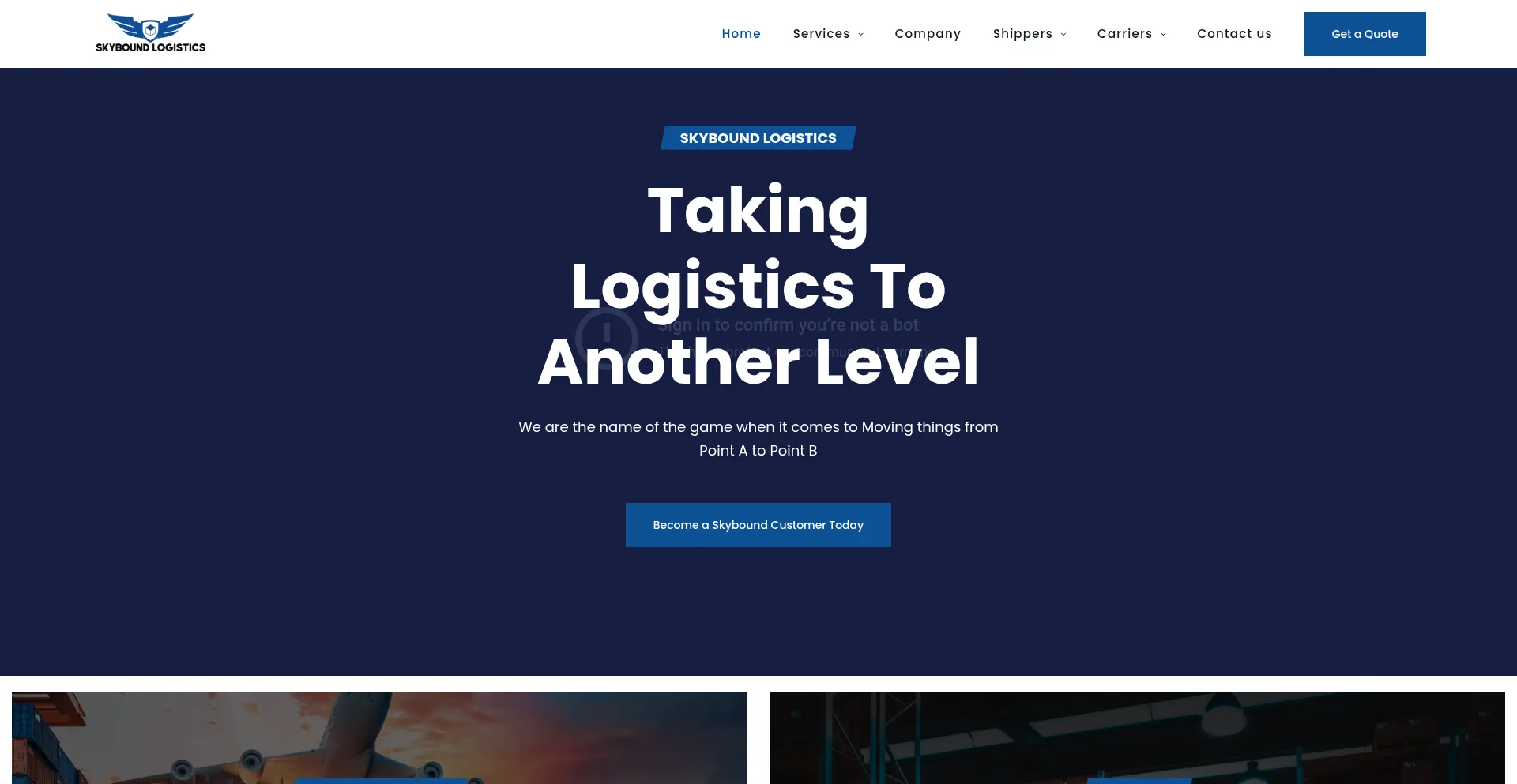 Skyboundlogistics.com
