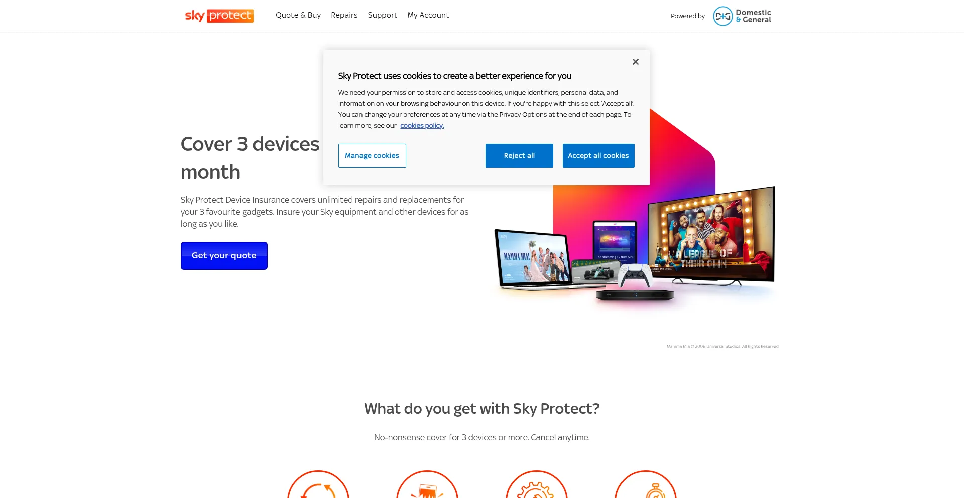 Skyprotect.com Screenshot