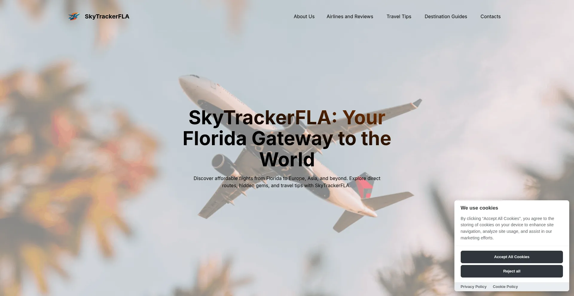 Skytrackerfla.com Screenshot