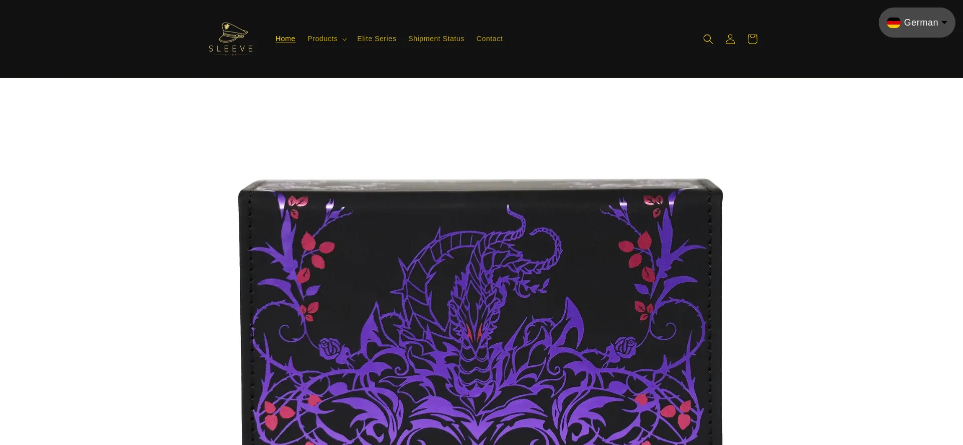 Website screenshot of Sleevechief.de