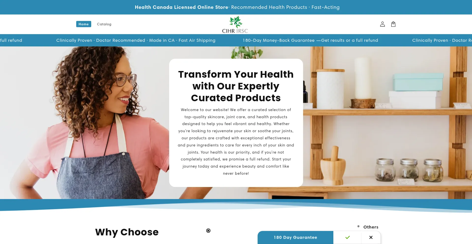 Website screenshot of Slimpathjourney.shop