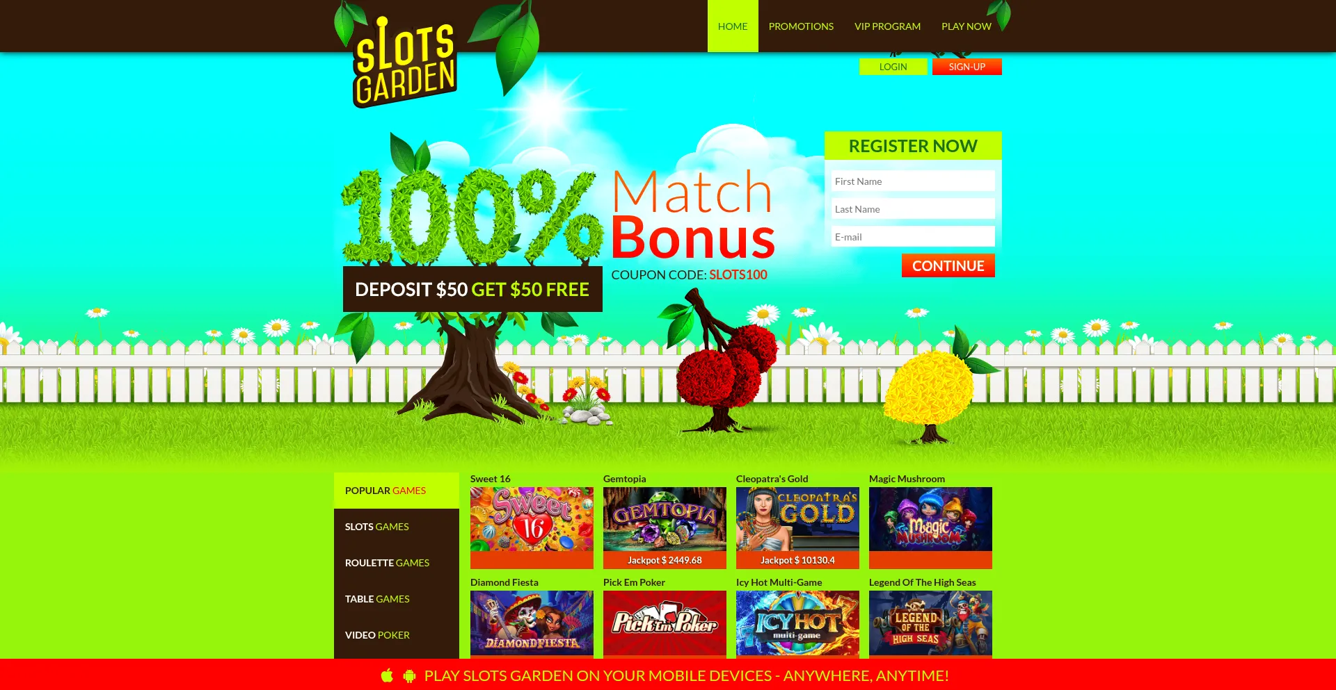 ¿És Seguro y Confiable Slotsgarden.com?