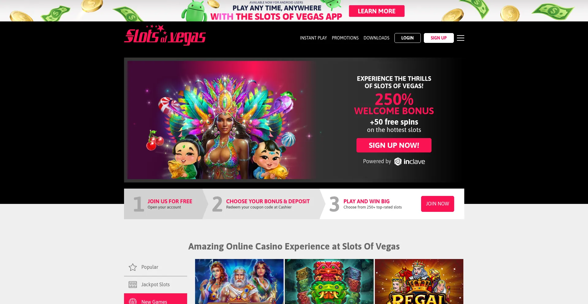 ¿És Seguro y Confiable Slotsofvegas.com?
