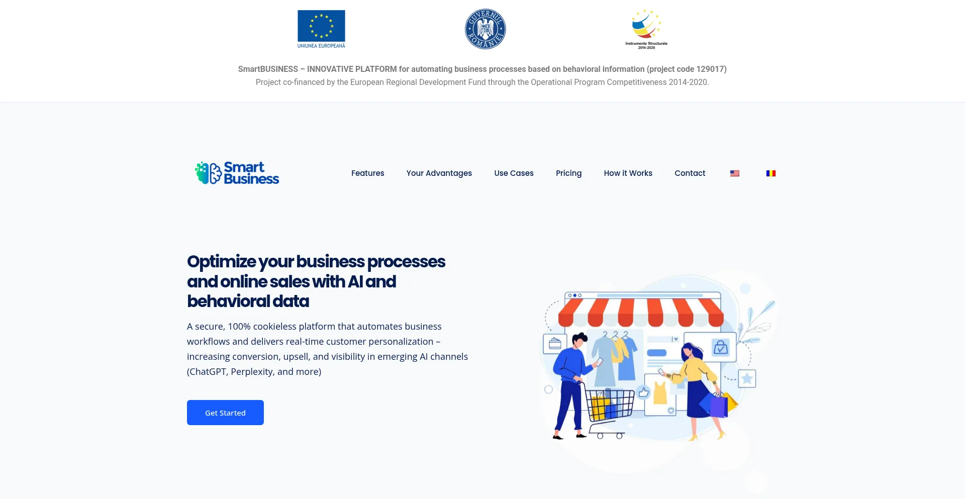 Website screenshot of Smartbusiness.digital