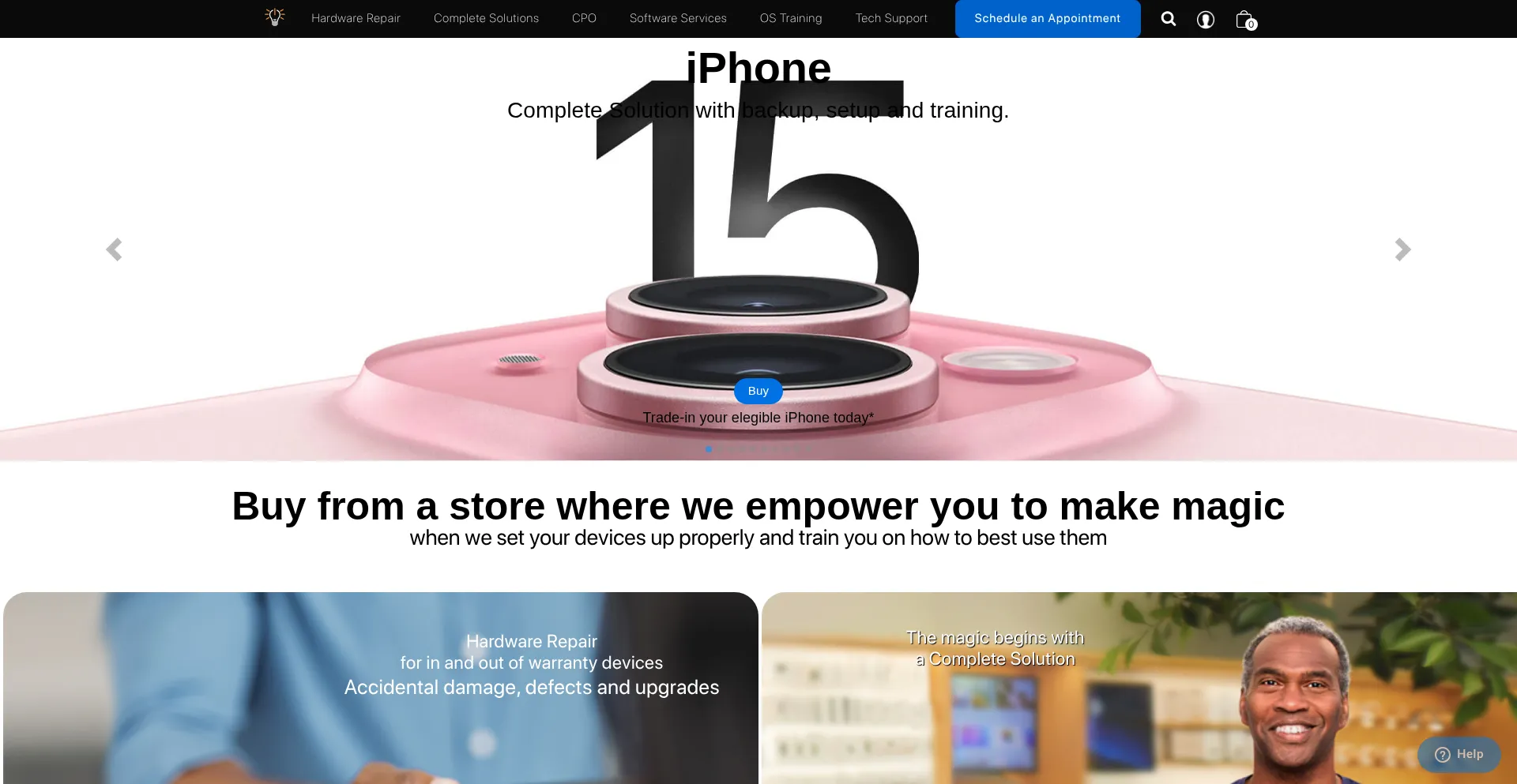 Website screenshot of Smarthelp.store
