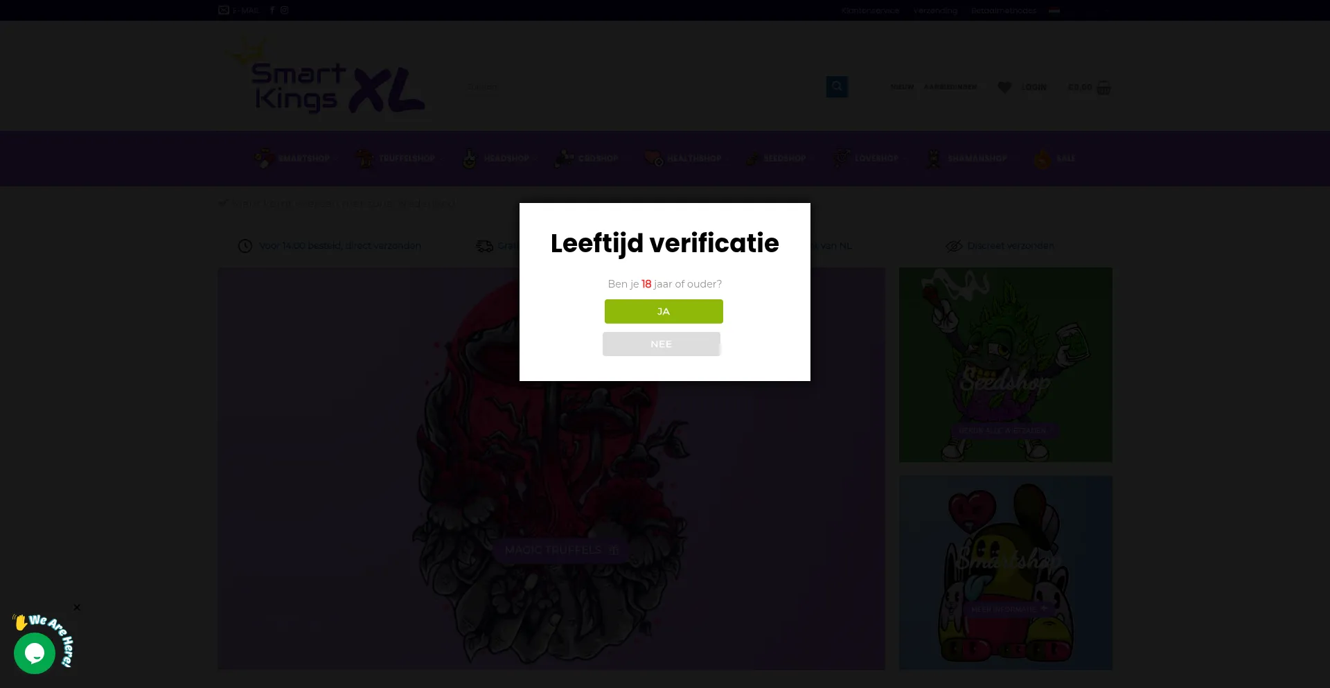 Smartkingsxl.nl Screenshot