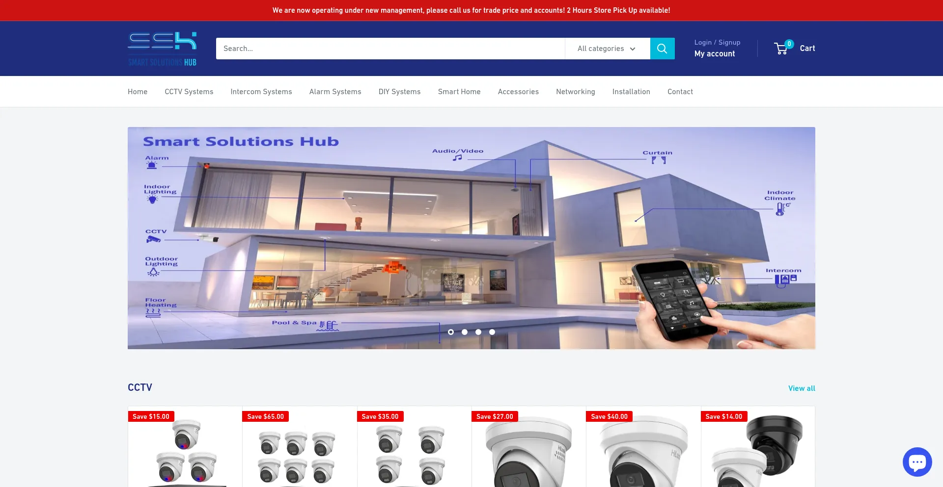 Website screenshot of Smartsolutionshub.au