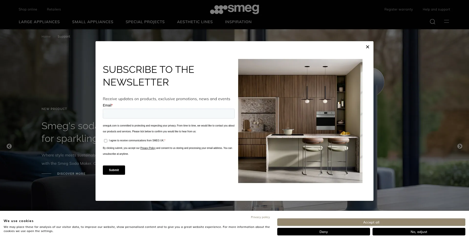 Website screenshot of Smeguk.com