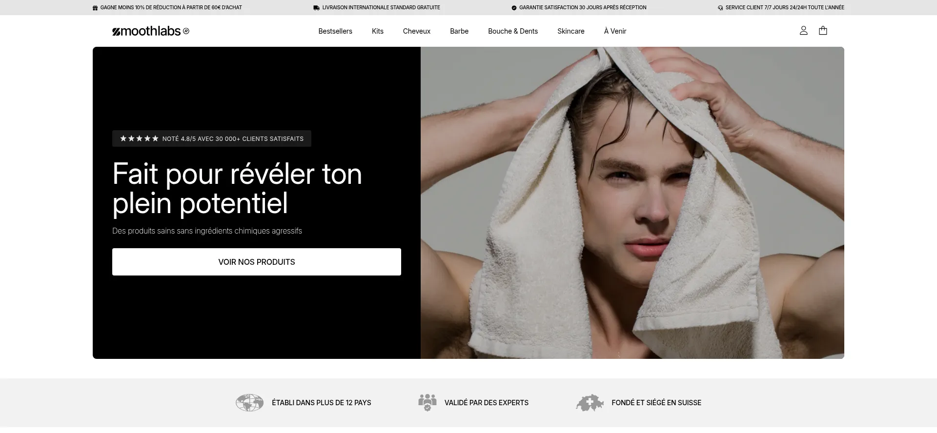 Website screenshot of Smoothlabs.com