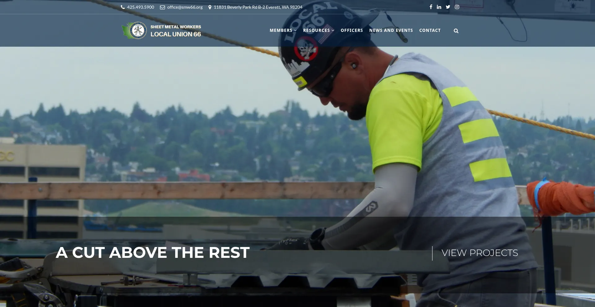 Website screenshot of Smw66.org
