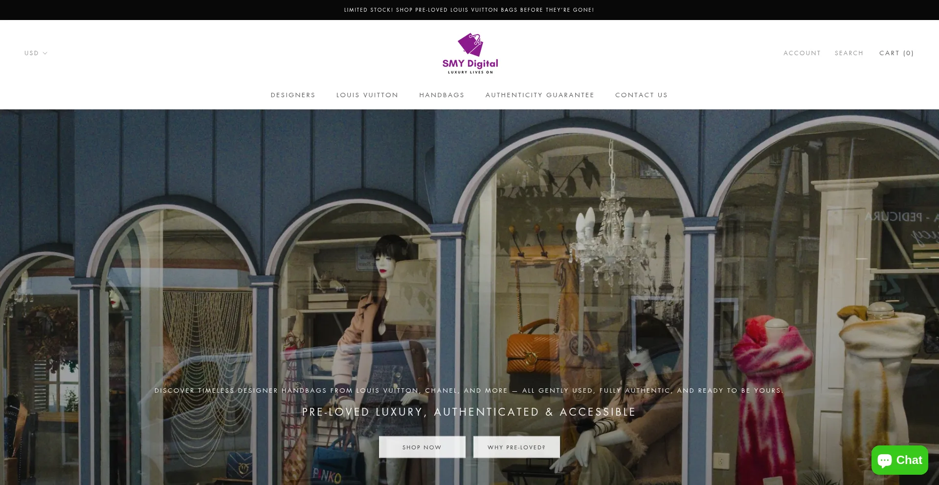 Website screenshot of Smydigital.com