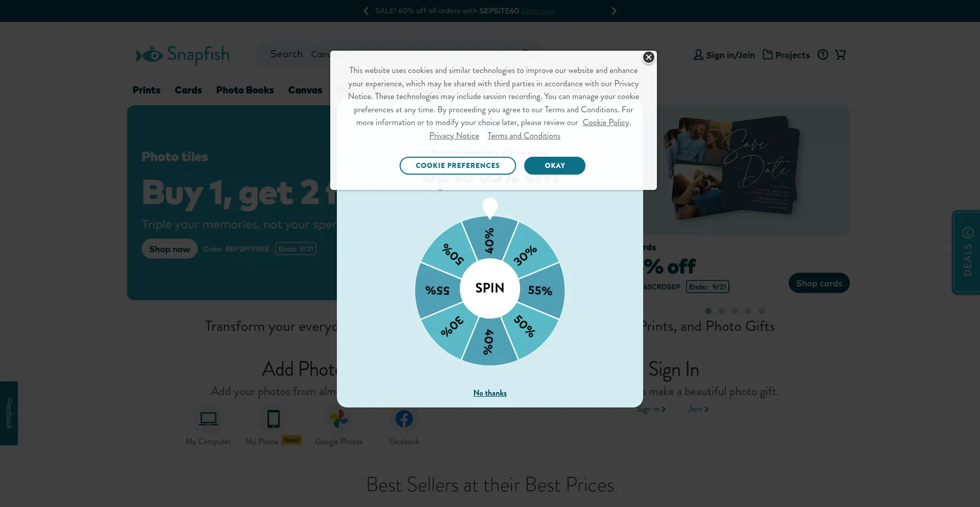 ¿És Seguro y Confiable Snapfish.com?