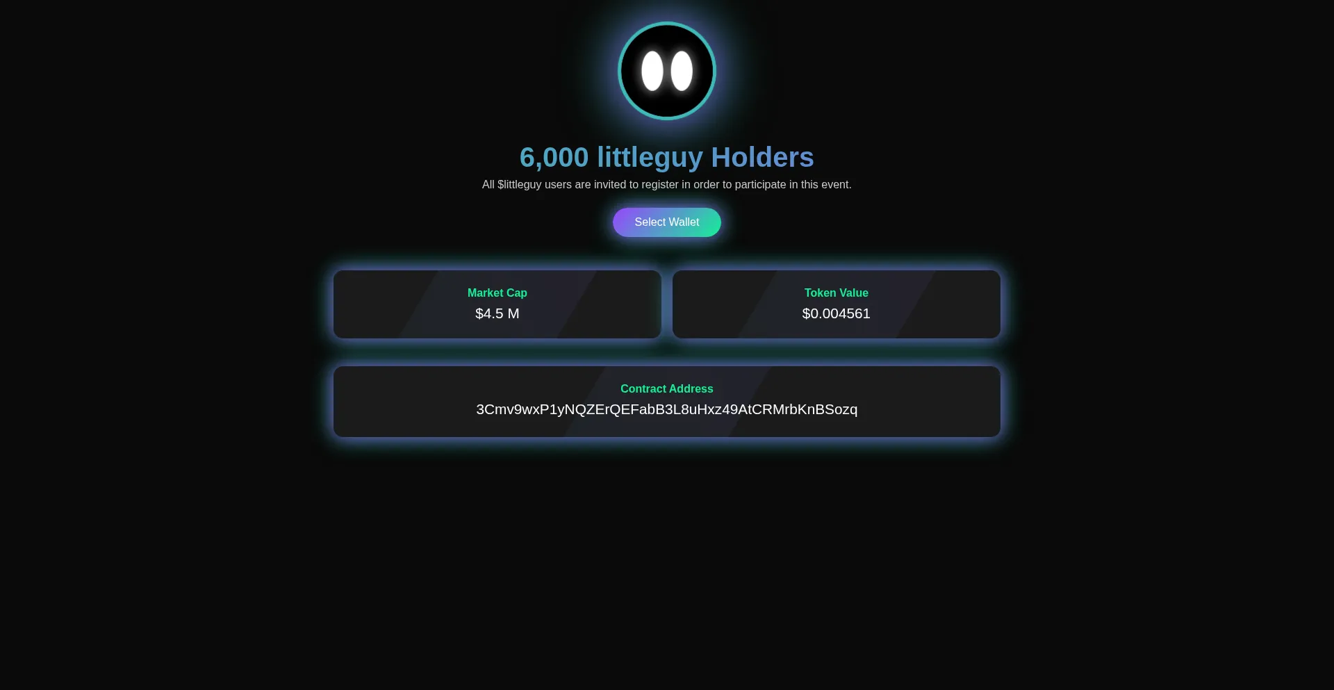 Website screenshot of Snapshot-littleguy.com