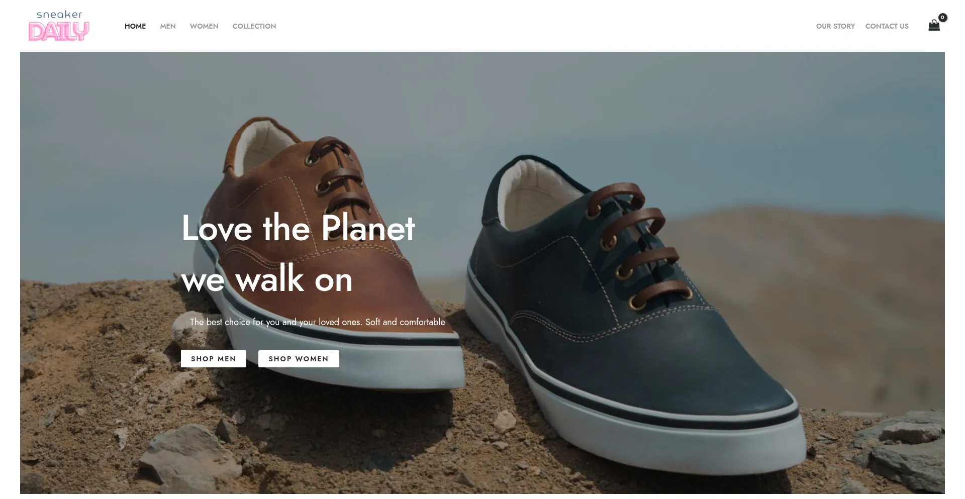 Website screenshot of Snkdaily.com