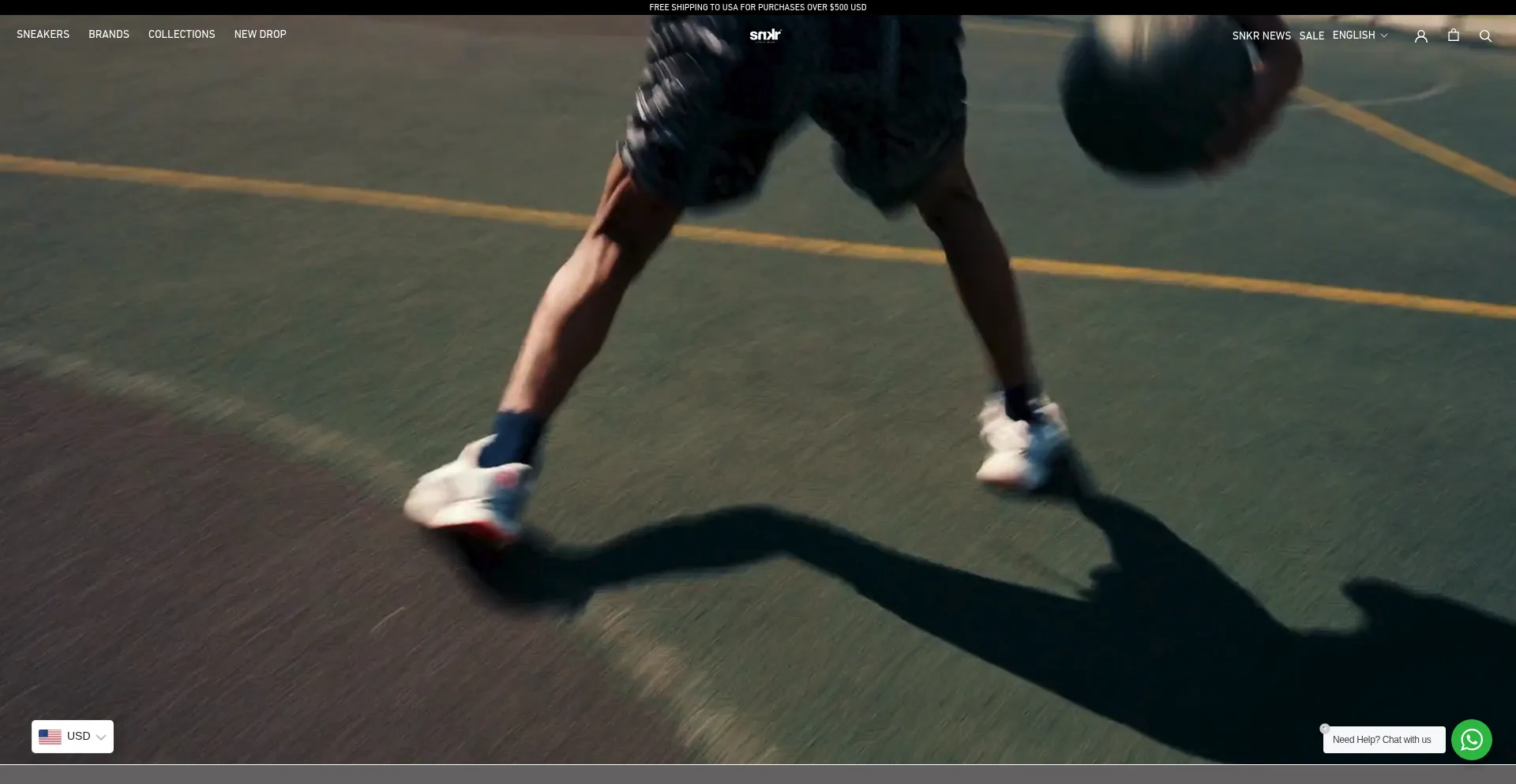 Website screenshot of Snkr.com.co