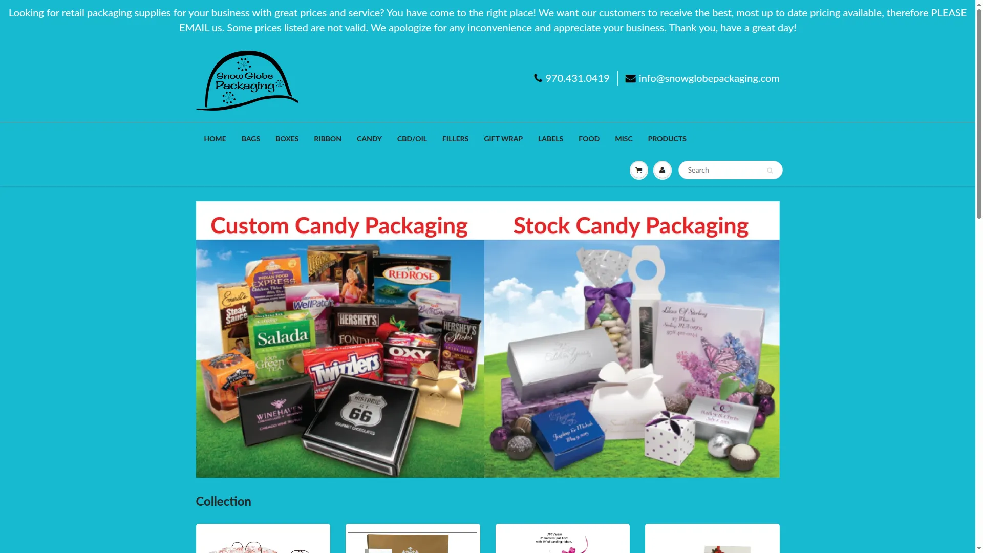 Snowglobepackaging.com