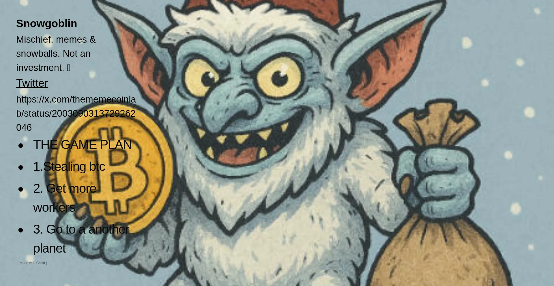 Snowgoblin.carrd.co