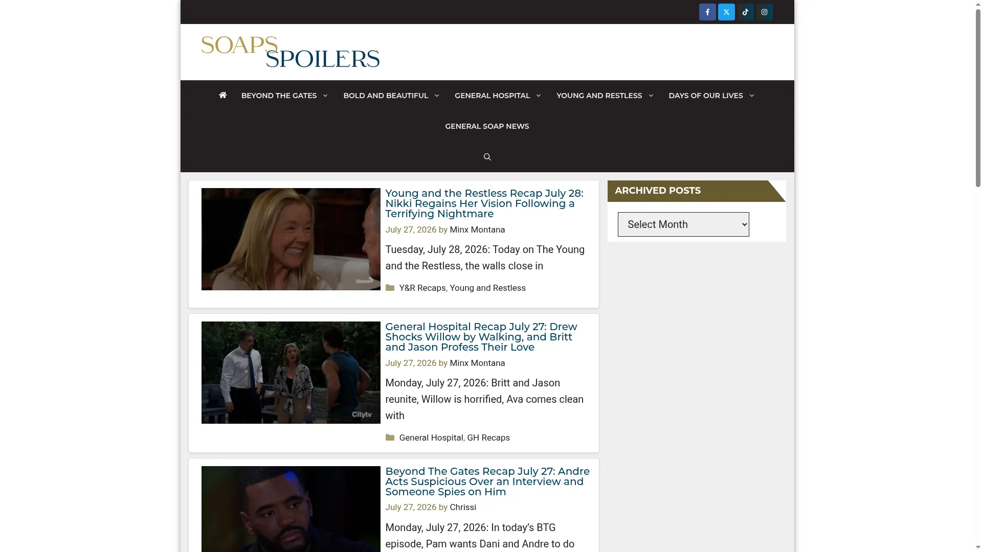 Soapsspoilers.com