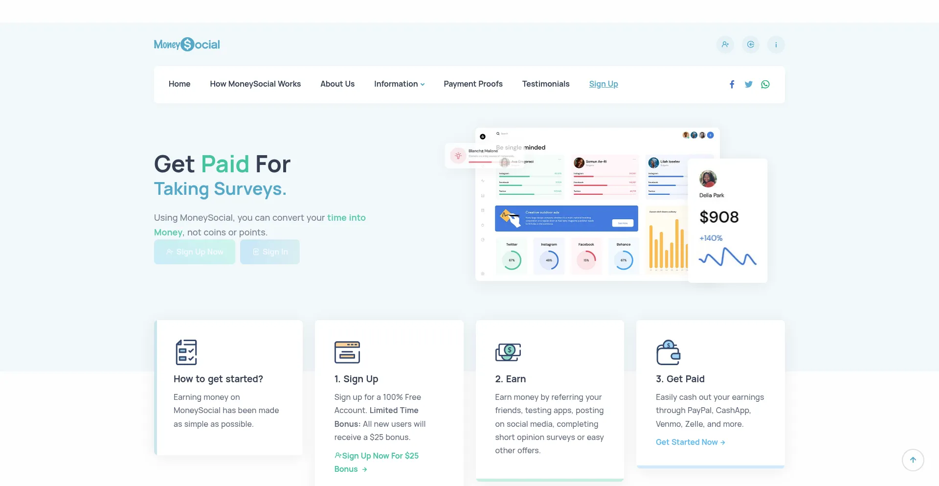 Website screenshot of Social.lduna.sbs