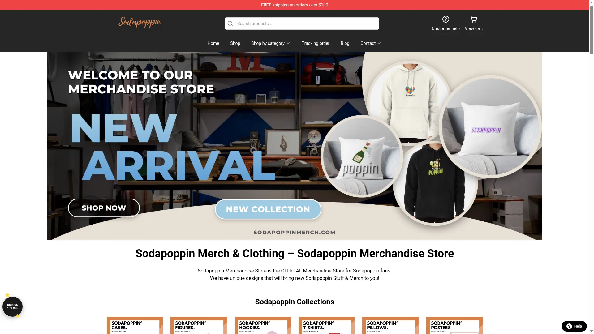 Sodapoppinmerch.com