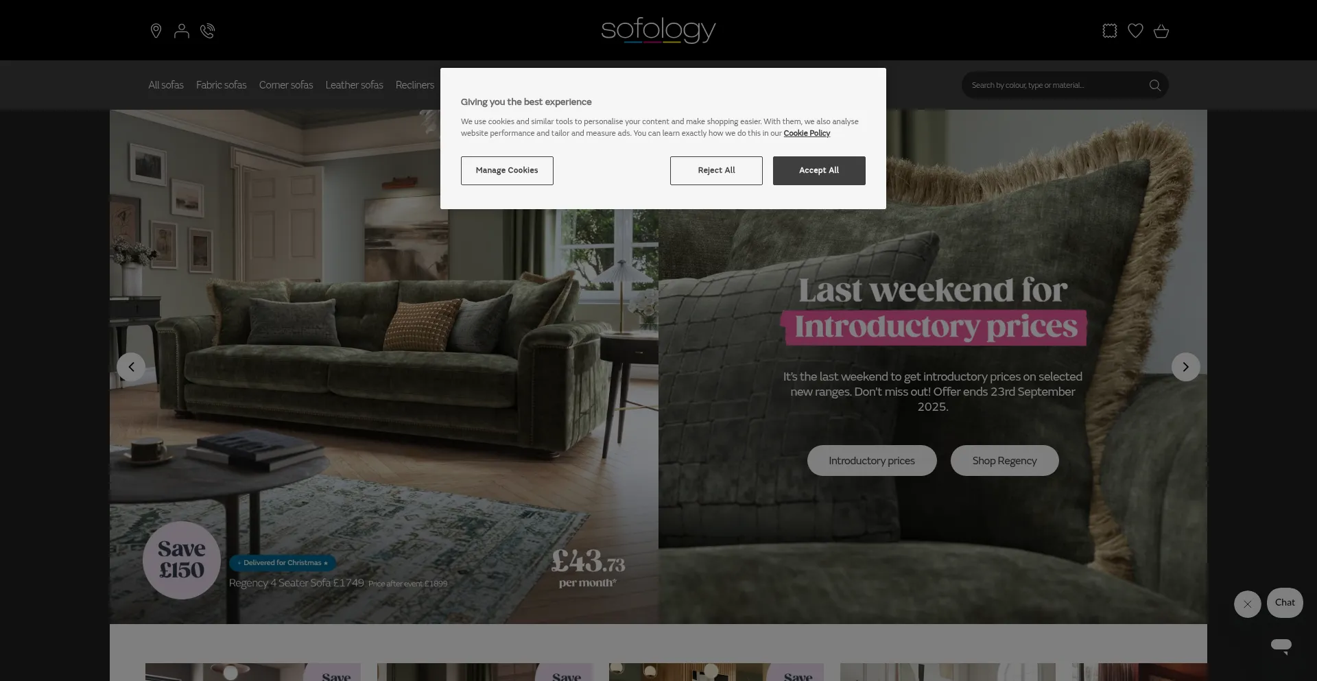 Sofology.co.uk Screenshot
