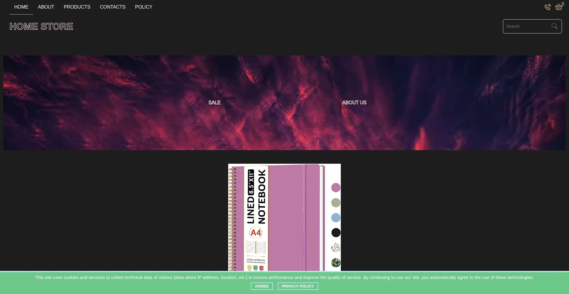 Website screenshot of Softdrift.life