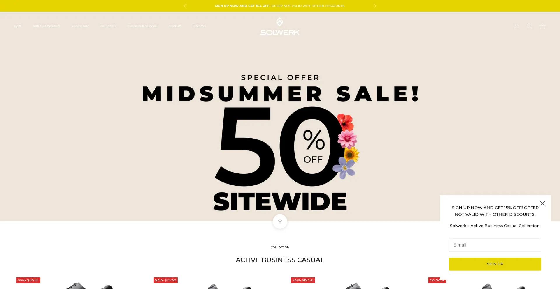 Website screenshot of Solwerk.com