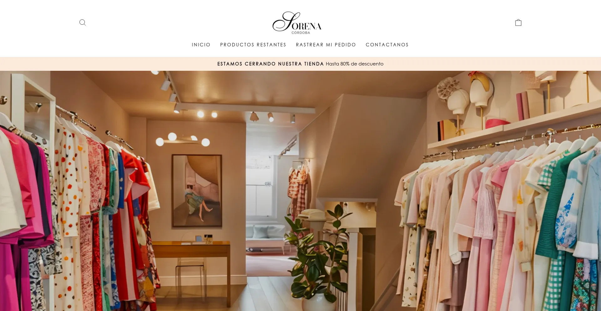 Website screenshot of Sorena-cordoba.com